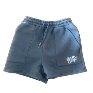 Happy Camper Women's Athletic Shorts - Blue
